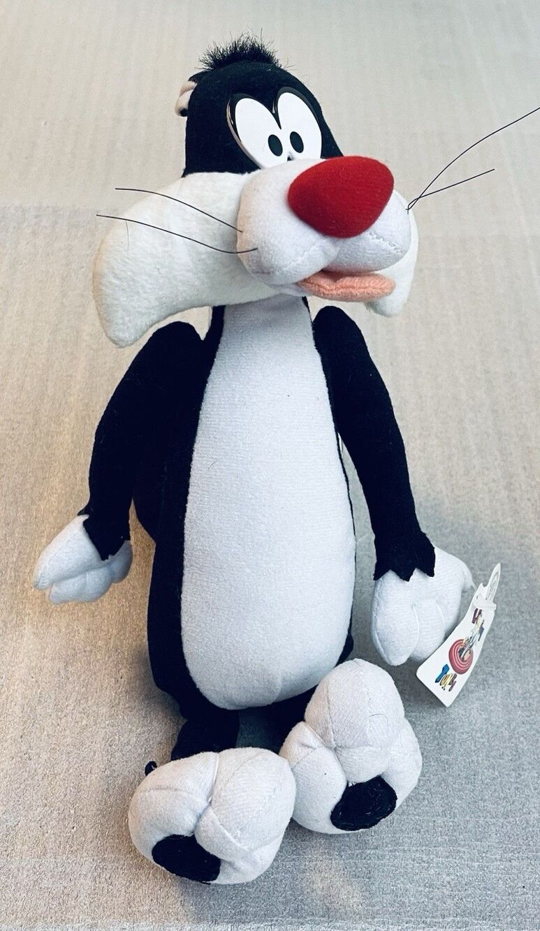 VTG 1994 Sylvester 10" Plush Applause Looney Tunes Warner Bros W/ Tag